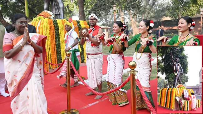 भगवान बिरसा मुंडा की 150वीं जयंती और झारखंड स्थापना दिवस की राष्ट्रपति, PM और राहुल गांधी सहित कई नेताओं ने दी शुभकामनाएं