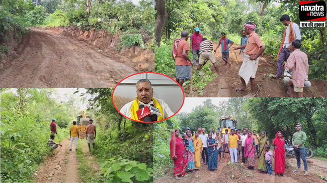 सरकार की राह ताकते-ताकते थक गए ग्रामीण ! खुद ही बना डाली 6 KM लंबी सड़क