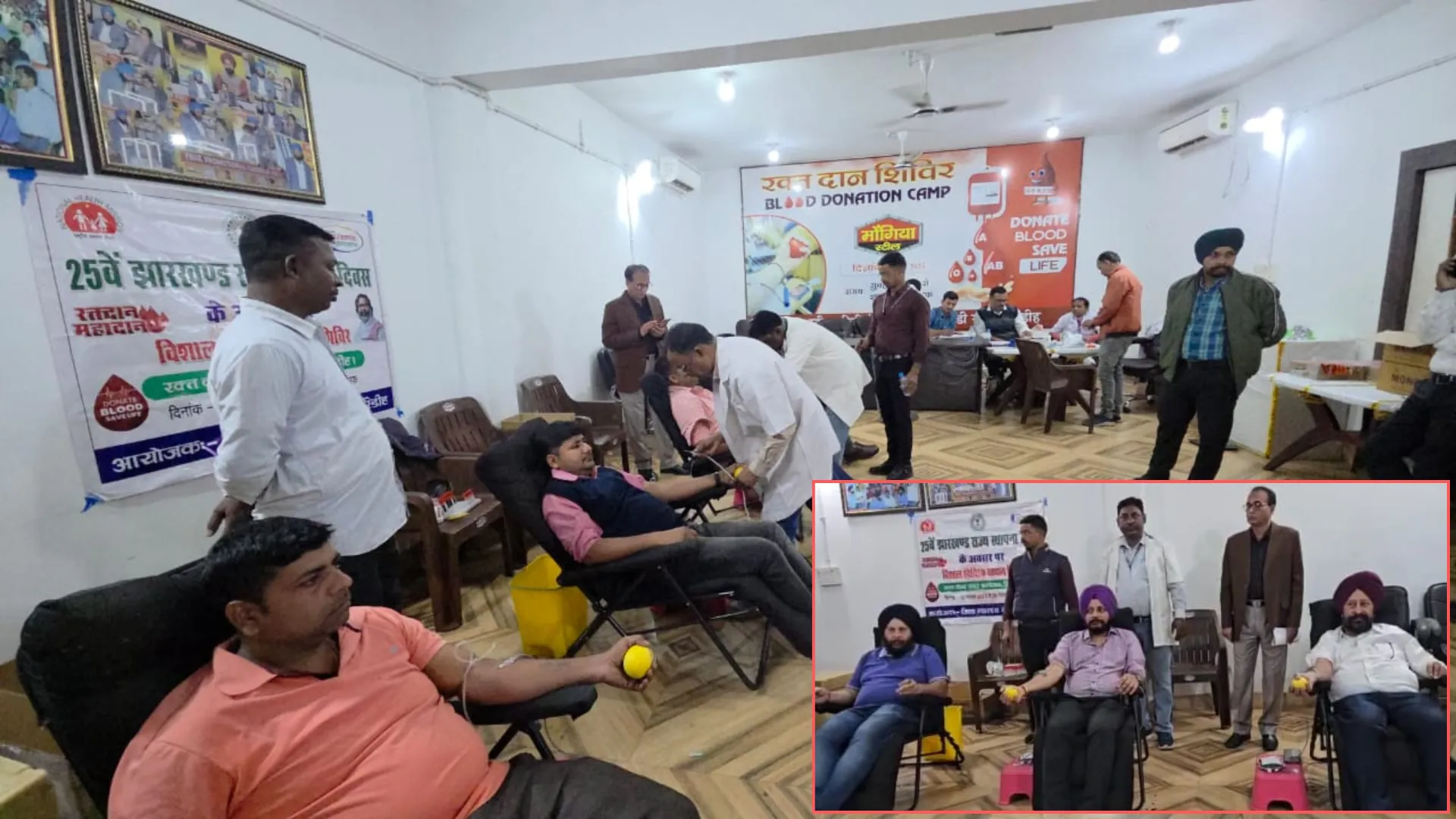 मोंगिया स्टील के कॉर्पोरेट ऑफिस में लगा रक्तदान शिविर, CMD मोंगिया कहा- जरुरतमंदों को परेशान होने की अब जरूरत नहीं   