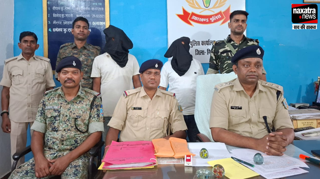 सरिया कारोबारी के घर में हुई चोरी का पुलिस ने किया भंडाभोड़, दो लोगों को किया गिरफ्तार