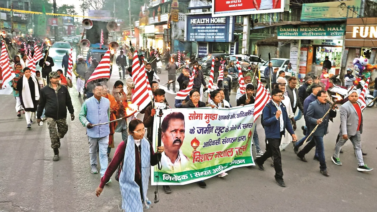 पड़हा राजा सोमा मुंडा हत्याकांड के विरोध में आज झारखंड बंद