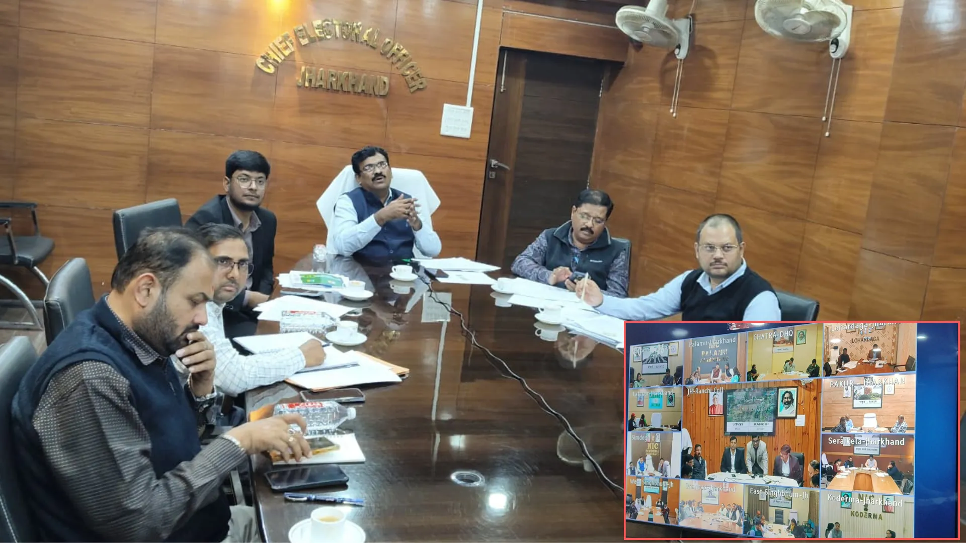 झारखंड मुख्य निर्वाचन पदाधिकारी ने सभी ERO एवं उप निर्वाचन पदाधिकारियों के साथ की समीक्षा बैठक