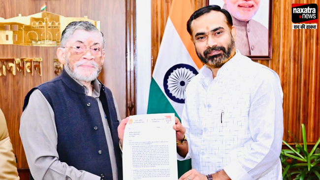 BSL विस्तारीकरण और पत्रकारों को बीमा योजना का लाभ दिलाने की मांग लेकर राज्यपाल से मिले कुमार अमित