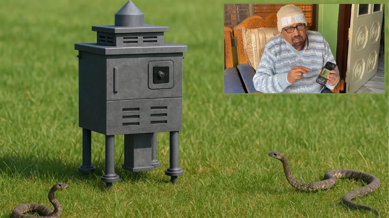 मात्र 50 रूपये में घर से सांपों को रखें दूर, बिहार विश्वविद्यालय के प्रोफेसर ने बनाया स्नेक डिटेक्टर, बैरियर को मिल गया पेटेंट