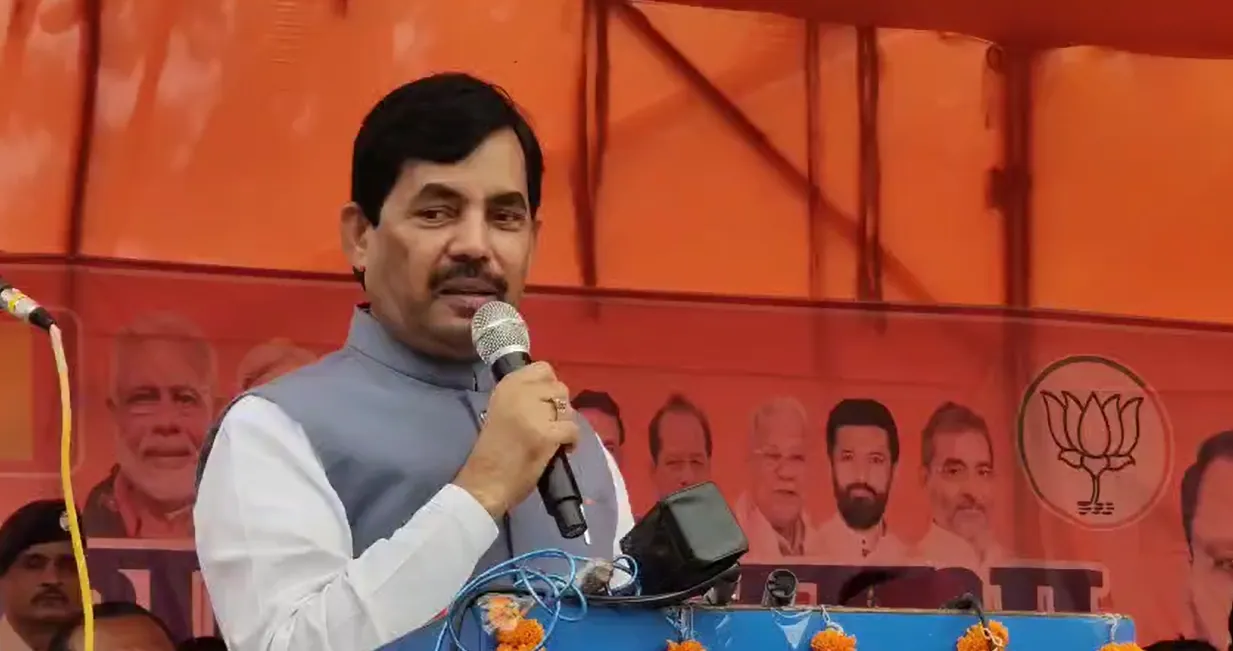 बिहार में NDA की आंधी, लालटेन की रौशनी अब बुझ चुकी है : शाहनवाज़ हुसैन