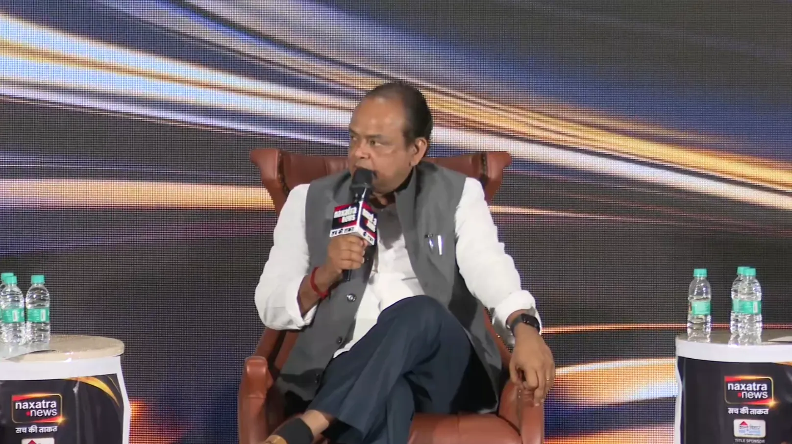 Naxatra Conclave से स्वास्थ्य मंत्री ने साधा विपक्ष पर निशाना: कहा "RSS की विचारधारा से नहीं, संविधान से चलता है देश" 