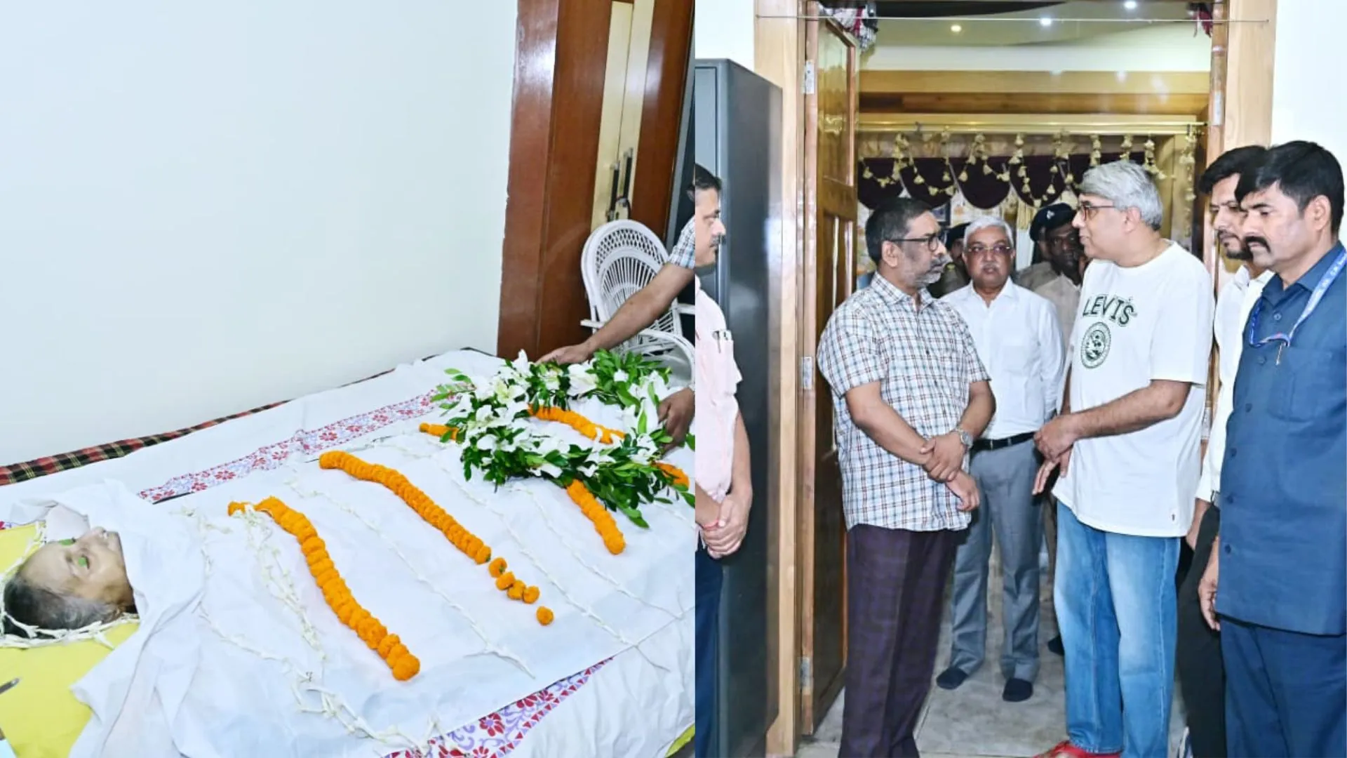 HC के न्यायमूर्ति रोंगोन मुखोपाध्याय की माता के निधन पर CM हेमंत ने किया गहरा शोक व्यक्त,  आवास पहुंचकर दी श्रद्धांजलि 