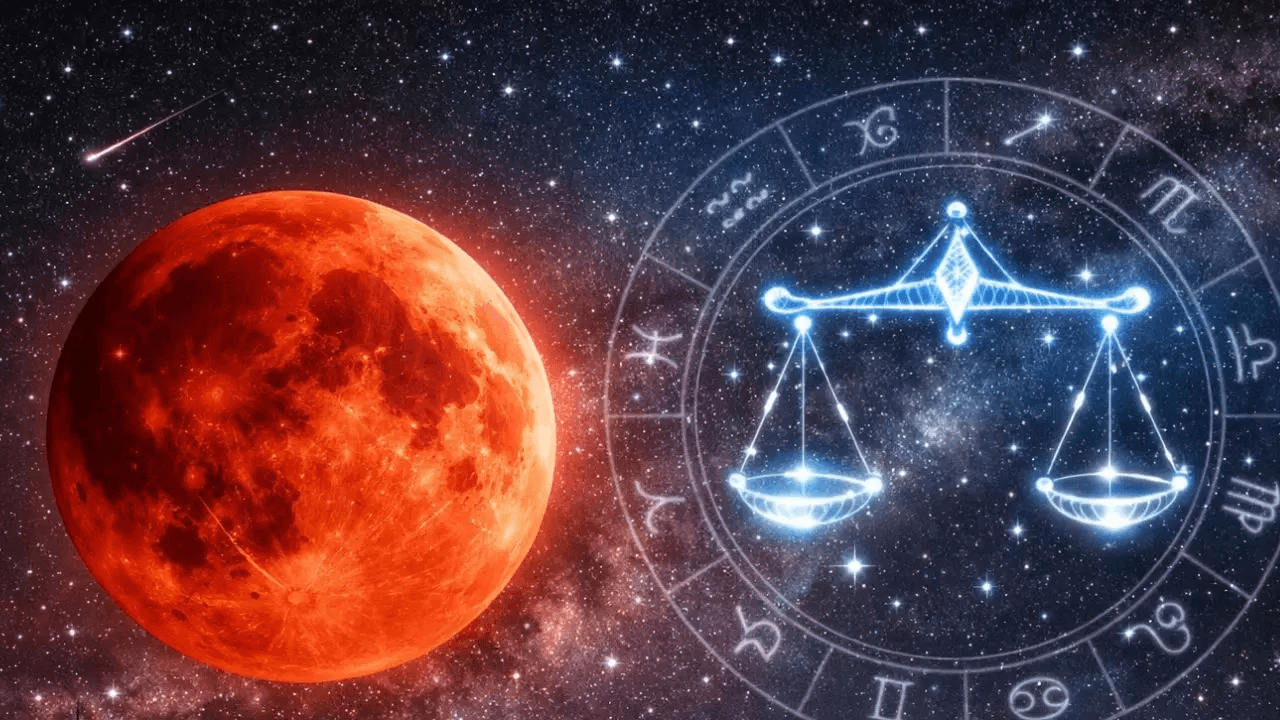 आसमान में आज शाम दिखाई देगा ;Blood Moon', 4 राशियों को करेगा सबसे ज्यादा प्रभावित