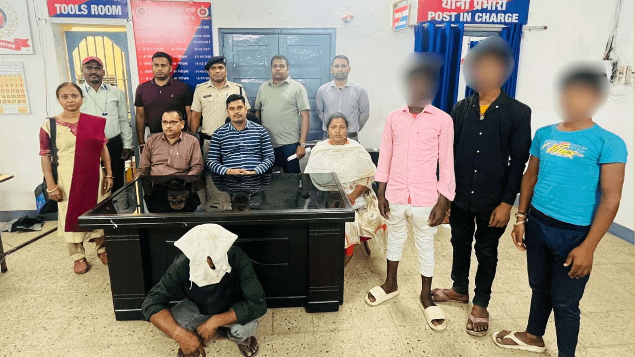 रांची में RPF ने 3 नाबालिग बच्चों को मानव तस्करी से बचाया, तमिलनाडु के तिरप्पुर लेकर जा रहा था तस्कर