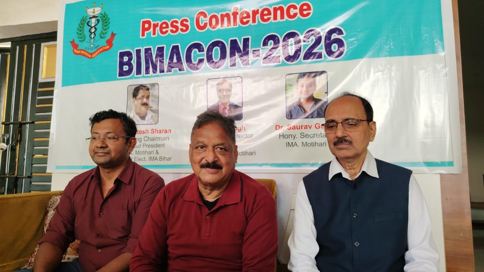 बापू की धरती मोतिहारी में सजेगा चिकित्सा महाकुंभ ! BIMACON-26 को लेकर प्रेस वार्ता